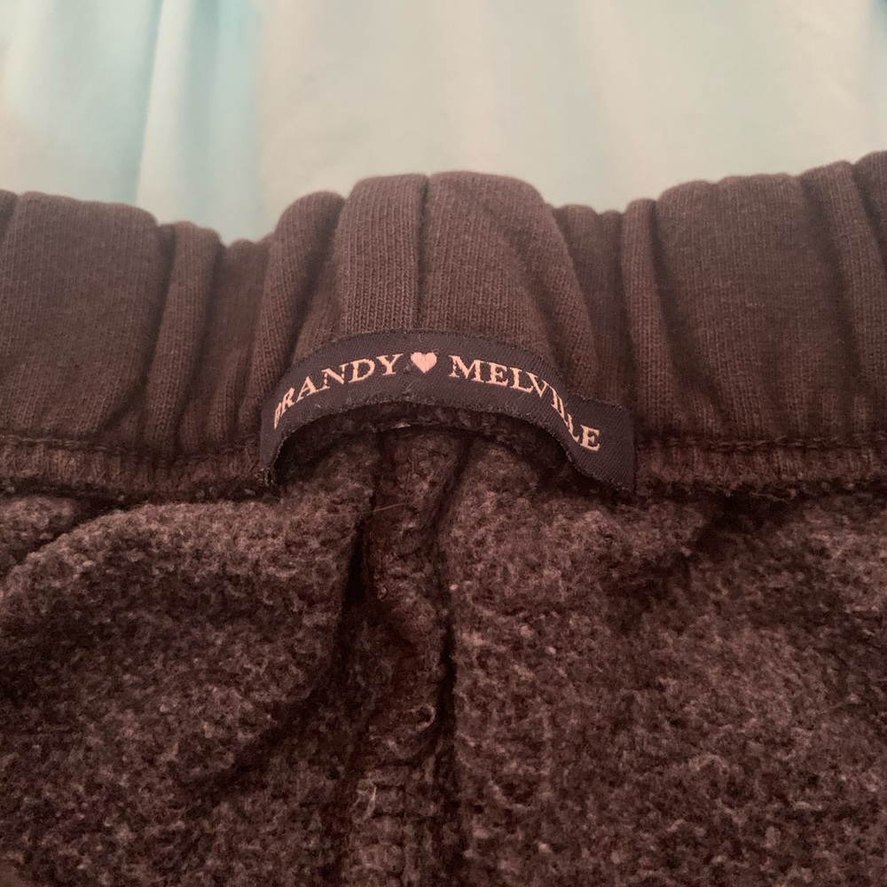 Black Brandy Melville Rosa Sweatpants - Picture 2 of 3